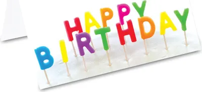 Image de PRICARO Cartes de table "Happy Birthday", 50 pièces