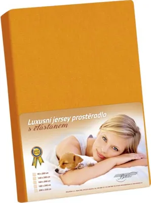 Zdjęcie produktu dla Jersey LUX - 200x220 cm - pomarańczowy