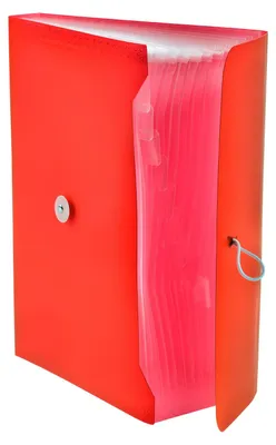 Immagine prodotto di Cartella Pieghevole Pp Con Elastico (13) A4 Rosso