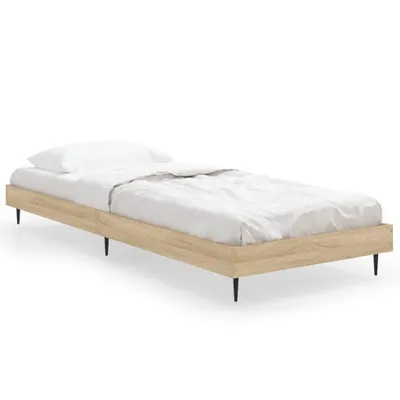 Obrázek produktu pro vidaXL Rám postele bez matrace Sonoma dub 75x190 cm materiál na bázi dřeva