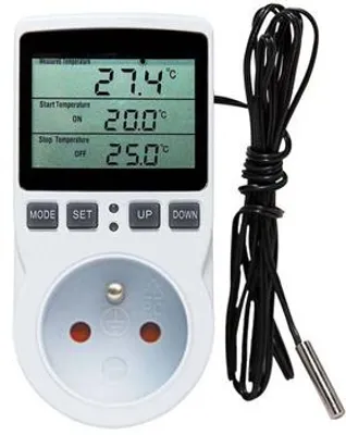 Obrázek produktu pro Zásuvkový termostat s časovým spínačem KT3100
