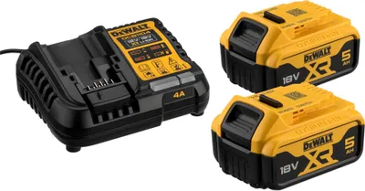 Zdjęcie produktu dla Dewalt Zestaw Zasilający Ładowarka + 2 X Akumulator 5,0Ah