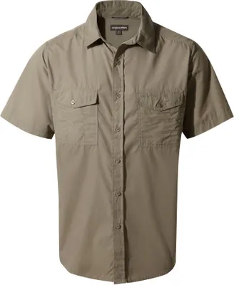 Immagine prodotto di Craghoppers - Camicia "Kiwi" da uomo CG1606 (L) (Grigio pietra)