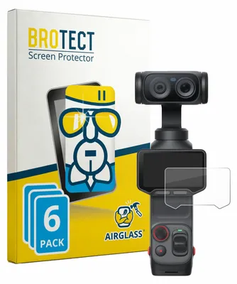 Produktbild von 6x BROTECT Schutzglas für Insta360 Luna Ultra Schutzfolie Panzer Folie Glas Display Schutz klar