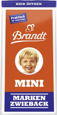 Produktbild von Brandt Minis Markenzwieback bewährte Markenqualität Packung 120g
