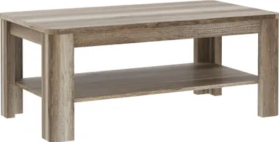 Zdjęcie produktu dla Couchtisch >TIZANO< Ablage, in Eiche Antik Dekor - 110x45x60cm (BxHxT)
