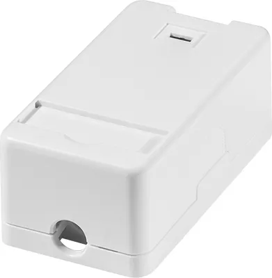 Image de LogiLink Professional NK4079 Boîtier apparent LogiLink pour modules Keystone, 1x, blanc