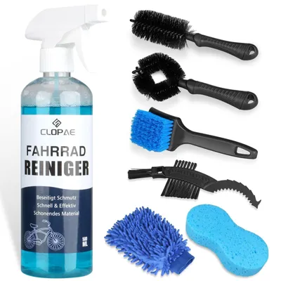 Image de Kit d'entretien pour animaux de compagnie comprenant un spray nettoyant 7 en 1 et des brosses