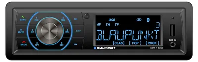 Zdjęcie produktu dla Blaupunkt BPA 1120 – radio samochodowe 1-DIN, Bluetooth, FM/RDS, USB/AUX