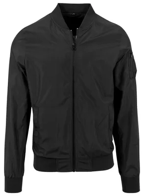 Image de Build Your Brand - Blouson aviateur pour homme LT2008 (L) (noir)