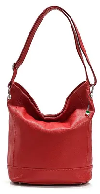 Obrázok produktu pre Kožená taška Florence cez rameno shopper červená OTF159R