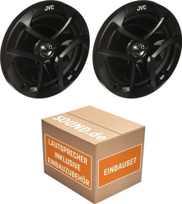Produktbild von Lautsprecher Einbauset JVC CS-J620 - 16,5cm Koaxe für VW Golf 5 Heck
