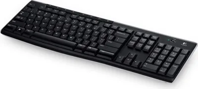 Zdjęcie produktu dla Klawiatura Logitech K270, bezprzewodowa, Unifying, czarna