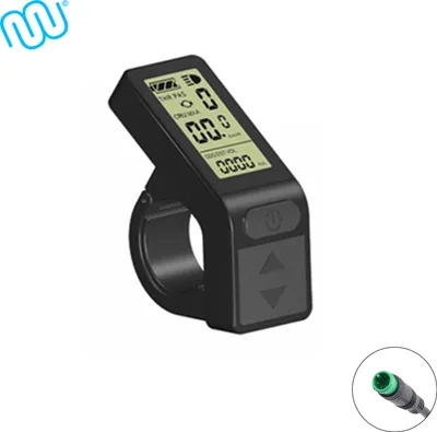 Produktbild von windmeile | Display KT-LCD4, Waterproof, Julet 5 Pin, Bordcomputer, LCD-Display, E-Bike, Elektrisches Fahrrad, Pedelec, 24V/36V/48V