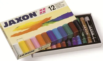 Produktbild von Honsell Pastell Ölkreide Jaxon 12 wasserfeste Ölkreiden 12 Stück