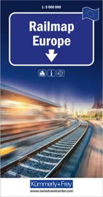 Produktbild von Kümmerly+Frey Europa, Railmap 1:5 Mio.