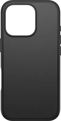 A black iPhone case is shown from the back.