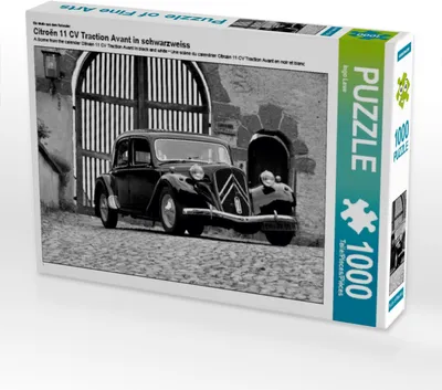 Produktbild von Calvendo Ein Motiv aus dem Kalender Citroën 11 CV Traction Avant in schwarzweiss 1000 Teile Puzzle quer 640x480mm, Laue Ingo; 7342307