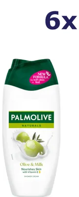 Produktbild von 6x Palmolive Duschgel Olive 250 ml pflegt die Haut