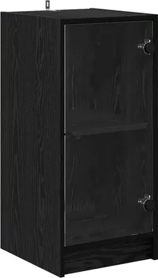 Obrázek produktu pro Servírovací skříň Černý dub 35 x 37 x 76 cm Kompozitní dřevo
