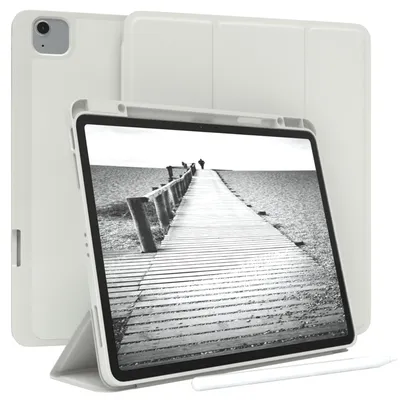 Produktbild von EAZY CASE Smartcase mit Stifthalter für Apple iPad Air 13 (2026) Hülle mit Stifthalterung, Tablet Cover aufstellbar  13 Zoll in Grau