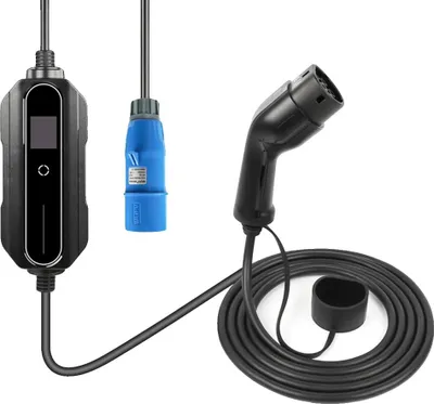 Obrázek produktu pro Nabíječka pro elektromobily, přenosné provedení, nastavitelný proud, ANDAIIC CEE3A3250K