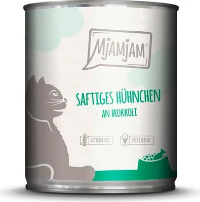 Produktbild von Mjamjam 800 g x 6 – saftiges Hähnchen mit Brokkoli