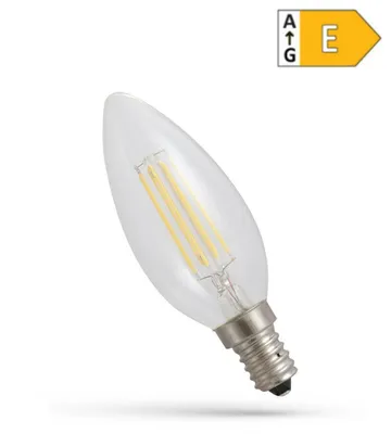 Obrázok produktu pre LED žiarovka 4W = 40W E14 číra 450lm teplá biela 2700K