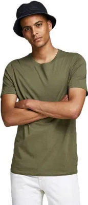 Produktbild von Jack & Jones T-Shirt Herren JJEORGANIC BASIC TEE SS O-NECK NOOS oliv S