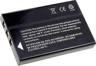 Produktbild von Ersatzakku Li-Ion 3,7V 1000mAh für Fuji NP-60 und Pentax D-Li2
