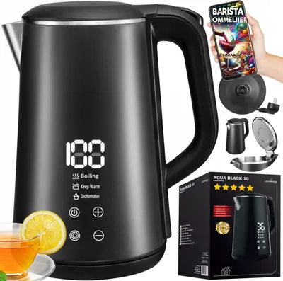 Obrázok produktu pre Ovládanie Kanvice Bezdrôtové Dotykové Čistenie 1,6 L