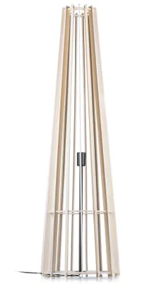 Obrázek produktu pro Stojací lampa PLYWOOD 130x38 cm překližka béžová moderní boho loft
