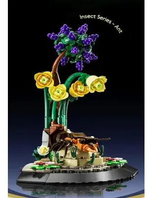 Produktbild von Mould King Ameise und blühende Pflanze 10176