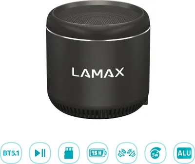 Produktbild von LAMAX Lautsprecher Sphere2 Mini mit BeatBass®-Technologie schwarz one size