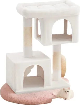 Immagine prodotto di Albero per gatti – Torre per gatti – Ampia piattaforma – Sisal resistente – 68 x 48 x 101 cm