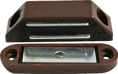 Image de Aimants T0372, pour portes, 62 mm, marron 5 pièces