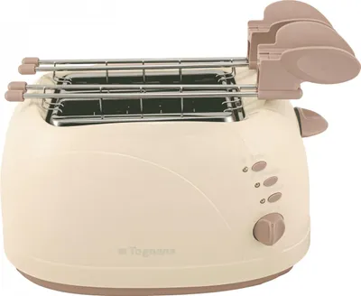 Produktbild von Tognana Porcellane D2DTN03IRCH Toaster 6 2 Scheibe(n) 750 W Champagner