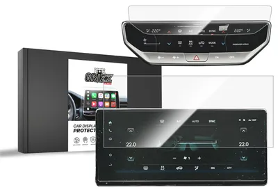 Produktbild von Keramische Autodisplayfolie 2in1 für SsangYong REXTON 12,3" (2023-2025), Grizz Protector
