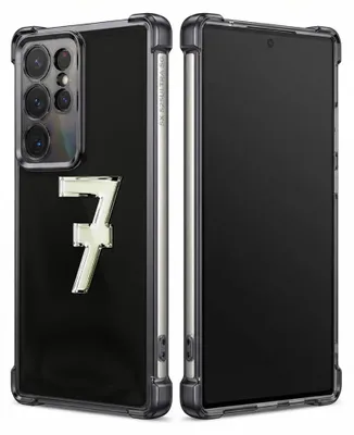 Produktbild von Personalisierte Hülle mit Bild für Samsung Galaxy S26+ Elektroplattiert TPU Stoßdämpfer Handyhülle mit Designdruck Nummer Sieben