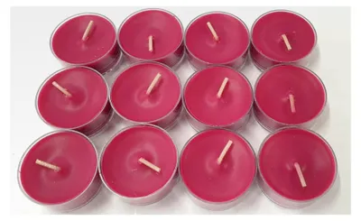 Produktbild von 12 Teelichter "Preiselbeere" / "Cranberry"