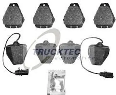 Produktbild von TRUCKTEC AUTOMOTIVE Bremsbeläge Satz Vorne Bremsklötze für AUDI A6 Avant (4B5, C5) 07.35.246