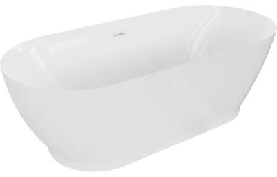 Obrázek produktu pro Mexen Roxy volně stojící vana 180 x 85 cm, bílá, bílý přepad - 51201808500-20