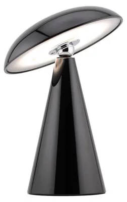 Produktbild von HomeBound by KY LED Akku Tischleuchte Mushie 21 cm Schwarz