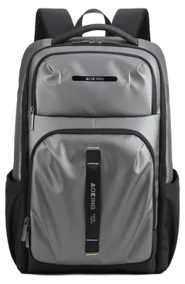 Zdjęcie produktu dla Plecak Aoking Uni Czarny na Zamek Poliester Casual Black B UNICA 31x13x47 cm