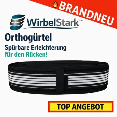 Produktbild von WirbelStark™ Orthogürtel Ischiasgürtel Hüftbandage -die komfortable Rückenstütze: S (Hüftumfang 75-110cm)
