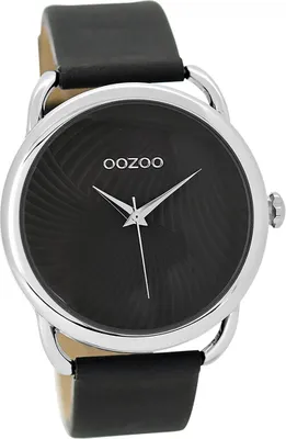 Immagine prodotto di Oozoo orologio da donna in pelle orologio analogico al quarzo bracciale nero Timepieces D2UOC9163A