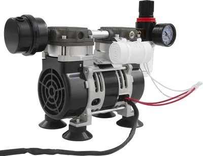 Zdjęcie produktu dla Przemysłowa bezolejowa pompa próżniowa - OL210A - Cicha pompa tłokowa - Moc 230 W - Prędkość 1400 obr