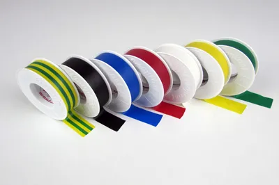 Imagen del producto de Cinta aislante Coroplast Elektro-Isolierband 302, de 0,15 mm de grosor, 15 mm de ancho y 10 metros de longitud, color verde y amarillo, 1 unidad.