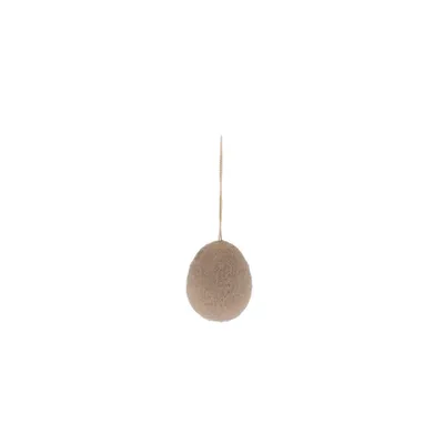 Produktbild von Ullas Osterei aus Filz - beige/taupe: large