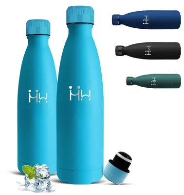 Produktbild von Mujigaga Trinkflasche Thermo 750ml, Edelstahl-Trinkflasche, BPA-Frei, Trinkflasc